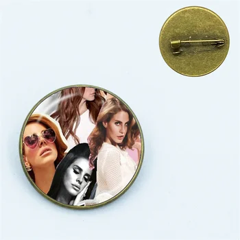 Popzvaigzne Lana Del Rey Mīksto Pogu Pin Modes Cienītājs Rotaslietas Broša Apģērbu Radošā Kristāla Žetons Smieklīgi Mugursoma, Cepure, Dekori, Dāvanas